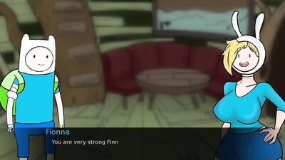 Fionna Fat Ass Makes Finn Forgets His Plans - 1 - Corruption Time