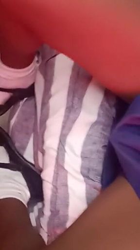 White Hunk Jack off to Students Sexy Shoes