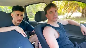 Two Hot Latino Twinks 18+ Get Wild with Passionate Park Sex Adventure