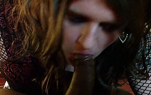 Jayde lynn blowing intense black dick
