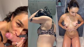 golden shower with sexy leilani may