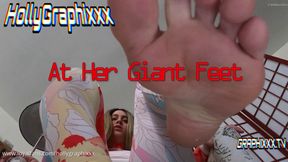 HollyGraphixxx: At Her Giant Feet
