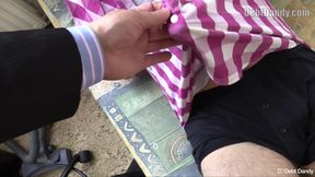 Debt Dandy Offers Broke Client Fast Cas'h for Quick Bareback Doggystyle Action