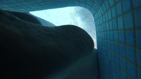 amateur pale skin redhead guy with hot smooth bum caught playing underwater in a public jacuzzi with a twink and then exposing his hairless ass alone - full version