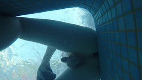 amateur pale skin redhead guy with hot smooth bum caught playing underwater in a public jacuzzi with a twink and then exposing his hairless ass alone - full version