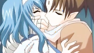 Kinky cartoon babe enjoys intense orgasm with her strap-on in hot lesbian action