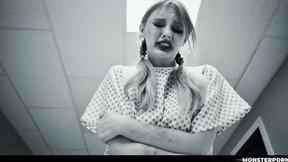 Extreme Parasite Lesbian Horror - Melody Marks & Blake Blossom in Hardcore Monst