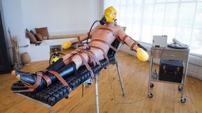 Medical Table Sounding - BondageFan70 and Elise Graves - An electro bondage slut is strapped to Elise’s medical table for intense sounding!