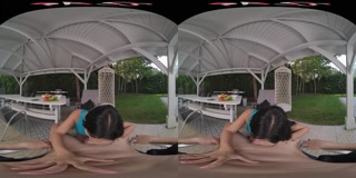 FuckPassVR - Horny brunette Lady Dee begs for your hardness to fill her tight asshole in VR