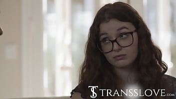 I ask my trans stepsister for help, and she teaches me how to fuck hard