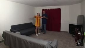 Frozen waitress Eve gets posed and carried 1