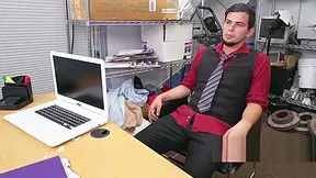 Blowing My Interviewer S Huge Black Dong In His Office