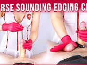 Nurse Urethral Cock Sounding &amp; Edging Handjob to Cum POV CBT | Era
