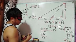27 Trigonometry Calculate the Height and Area of the Triangle - Sexual Mathematics - Azaghal Soul