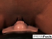 Indian pornstar Priya takes on the Sybian!