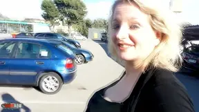 German MILF Carola enjoys outdoor hardcore blowjob and anal squirt