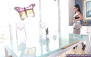 Caseys boner make Keira ejaculate girl squirt