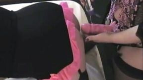 This naughty BBW lesbian slut knows how to 69 and she loves strap on play