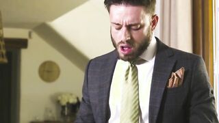 Realtor anal fucked and cummed by client in suit