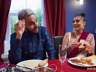 Bengali Dinner Party's A Horny Wife Who Want A Huge Cock - Yasmina Khan
