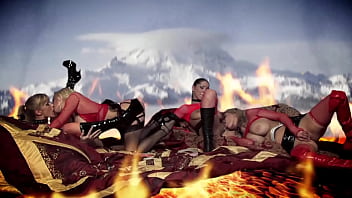 Angel Dark, Carly, Nataly D&#039_angelo And Michelle Thorne Hot Lesbo Foursome!