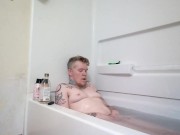Solo Bubble Bath Orgasms FTM