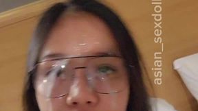 Member Model @Asian_Sexdoll @Facial Cum & #Glasses #Nude #Asian #Shaved Pussy sexy hd sex | Tik.Porn