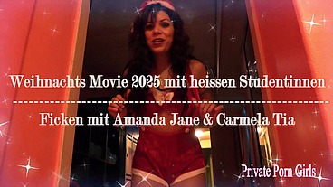 Film 04 - Versautes Bi-Girls-Duo beim Weihnachtsfick 2025 mit Dir