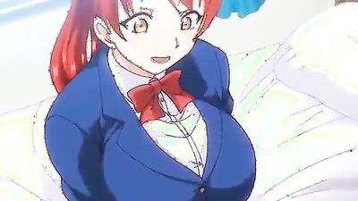 Watch Kanojo's first hentai porn with a hot ginger babe