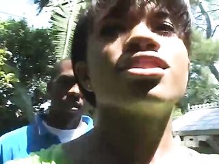 Big booty ebony darling is ready to ride a thick pecker in this fantastic session