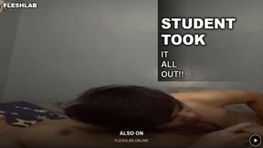 Filipino student Sucks My Cock and Swallows Every Drop!