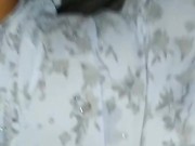 Nice Girl from church wedding won't fuck but I JO/cum all over dress