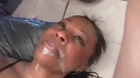 Interracial Bukkake
