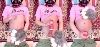 Pet boy’s Tenga ruined his chubby ass raw and he loved it