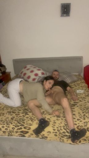 I Suck My Stepdad's Dick and Fuck Him Because I Haven't Seen Him in a Long Time.