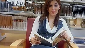 Lusty library slut