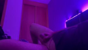 A Bear Cumming in Bed