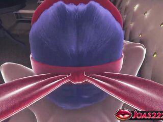 Superlatively good BJ Ever! Thick Gal with Plugged Booty Takes Giant Dong - Cum Explosion All Over Her Face!