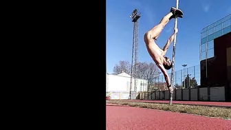 Twink Jerks Off and Strips Naked in Public Outdoor Places