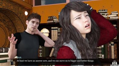 Gender swapped anal in this shiny milf gameplay of Altered Destiny