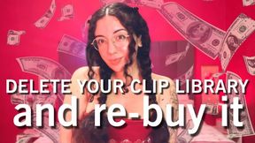 DELETE YOUR CLIP LIBRARY and re buy it