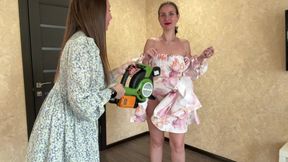 Windy Dress Seduction