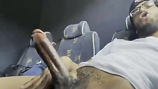 Public bus jerkoff