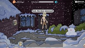 Big cocked Fuckerman jingles balls in searing on all fours and standing fuck
