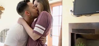 Tiny Tit Lass’s Big Cock Ride
