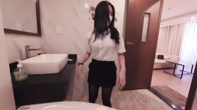 Neighborly Love destroyed tight pussy office girl stockings