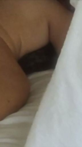 56yo Busty BBW MILF Curvy Milf Anne Marie British wife gets caught naked in bed by delivery driver at home   Clip 2