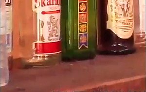 Shemale bartender got sex instead of money