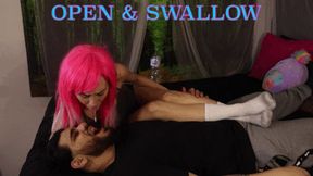 Open & Swallow My spit - {SD}