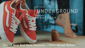 Brand New Red Vans Shoejob – Their Rough Debut - 4K